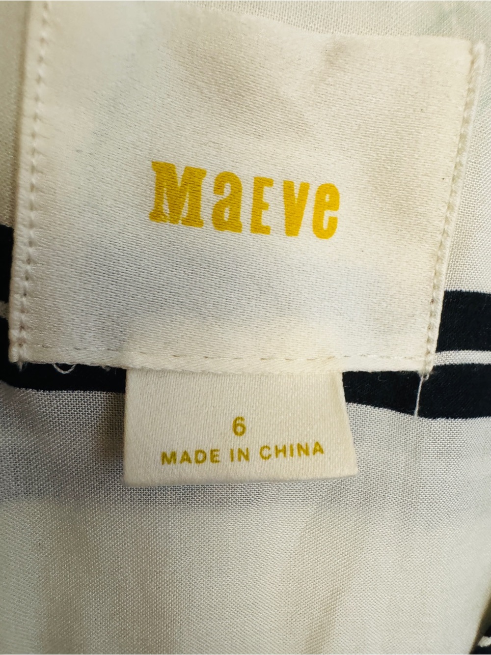 Maeve Anthropologie Lainey Blouse Size 6 - Picture 7 of 8